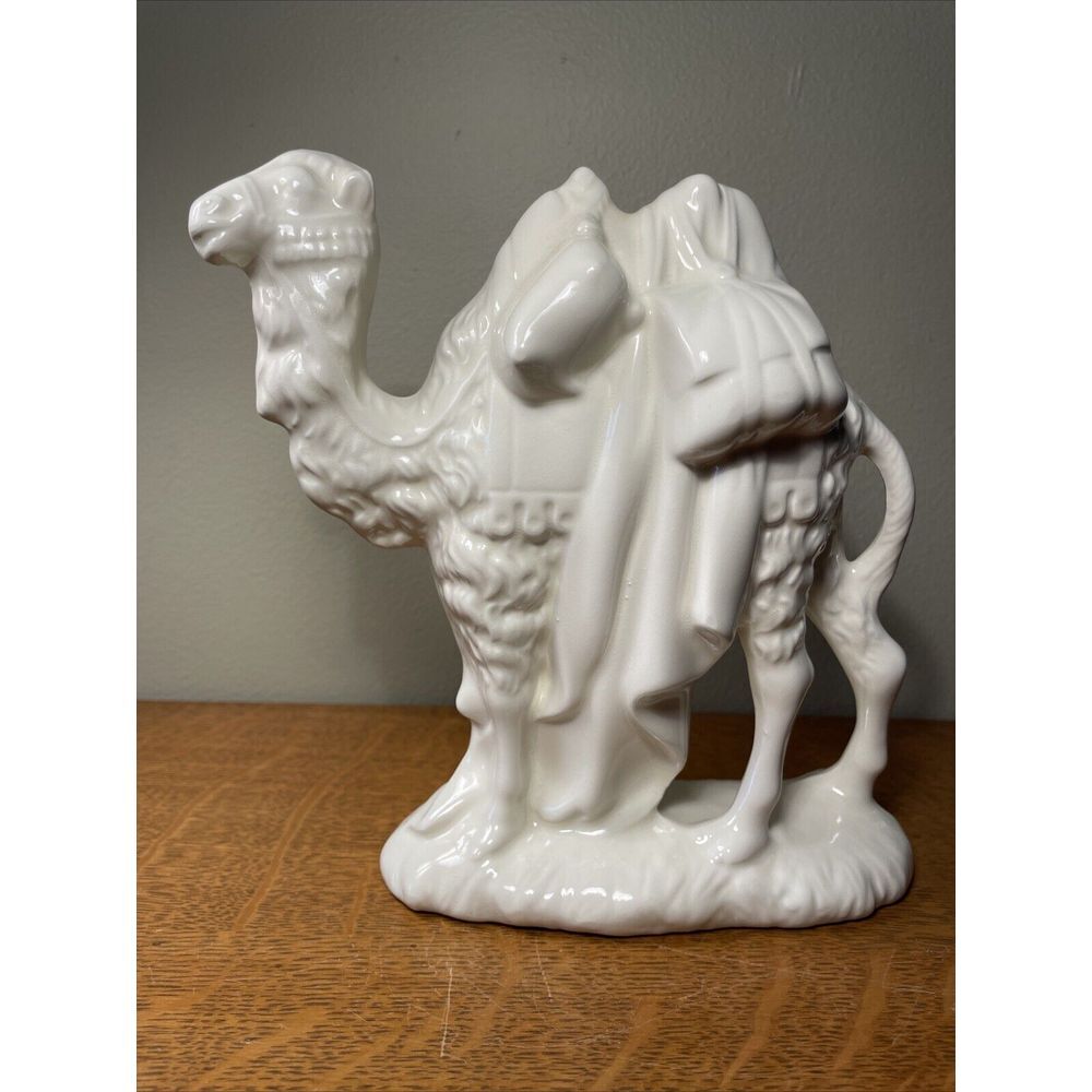 Vintage‎ Atlantic Mold Lot 1 PC Nativity Camel White Ceramic